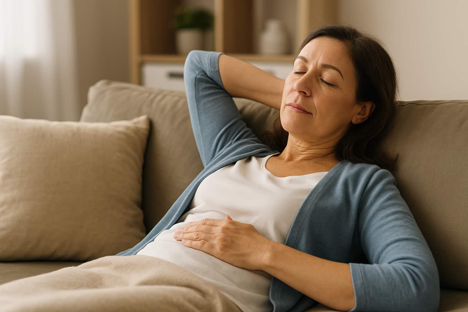 After Robotic Hysterectomy at home