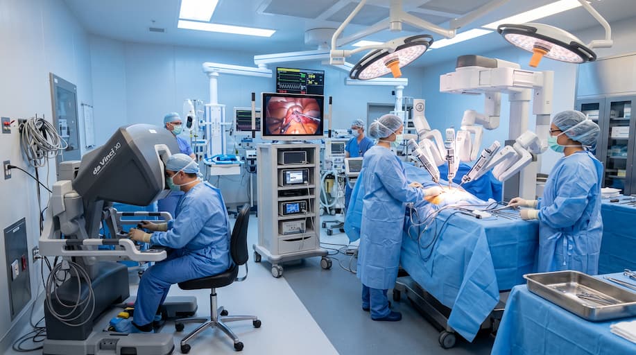 What Happens During a Robotic Hysterectomy? 1 Da Vinci Robotic Hysterectomy